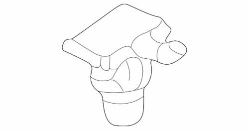 Retenedor de moldura de rocker para Volkswagen Passat GLS 1998-2005 P/N 3B0-853-575