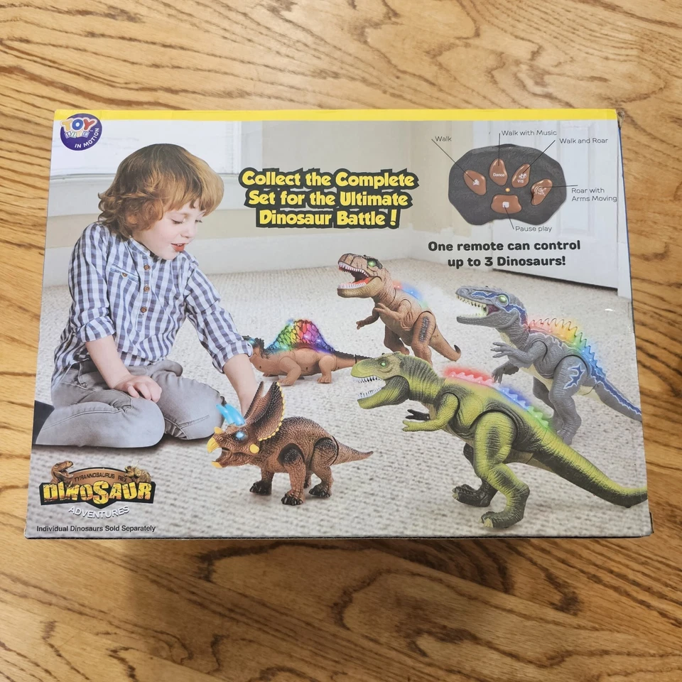 Dinosaur Adventures Remote Controlled T Rex Toy Life In Motion Tyrannosaurus Rex - Image 4 of 4