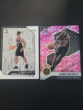 Lonnie Walker IV LOT ROOKIE HOOPS 256 MOSAIC PINK 79 Spurs Lakers