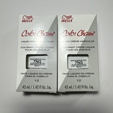 Wella Color Charm Liquid Haircolor 7NG Medium Beige Blonde, 1.4 oz Pack of 2 