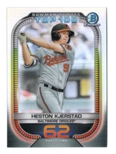 Heston Kjerstad 2021 Bowman Baseball Chrome Scouts Top 100 #BTP-62 Orioles