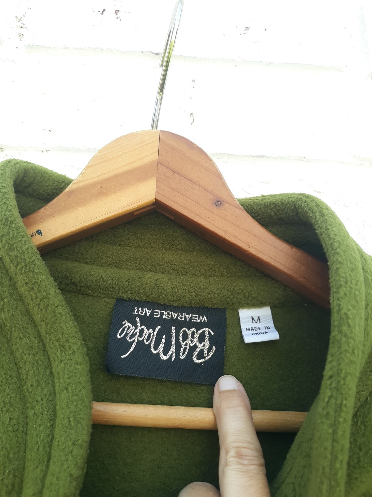 Bob Mackie Wearable Art Fleece Jacket Medium Embr… - image 5