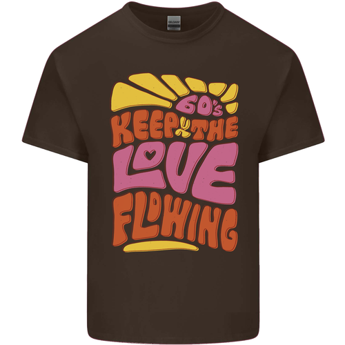 60s Keep the Love Flowing Funny Hippy Peace Kids T-Shirt Childrens - Picture 49 of 77