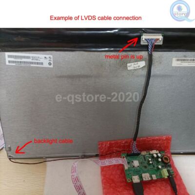 Carte Contrôleur LCD Driver Board - Pour écran LTM215HT04 21.5" 1920x1080 - Entrées VGA/AV/USB