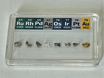 Ruthenium Rhodium Palladium Osmium Iridium Platinum Gold Micro 1 GRAIN ...