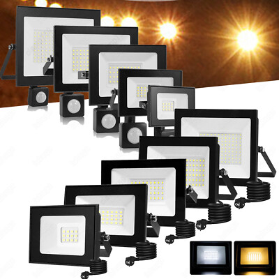 LED Fluter 10W 20W 30W 50W 100W 200W 300W 500Watt Außen Strahler Scheinwerfer DE