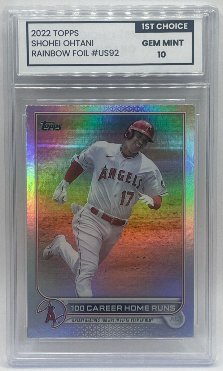 2022 Topps Update Series - Checklist Shohei Ohtani #US92 Rainbow