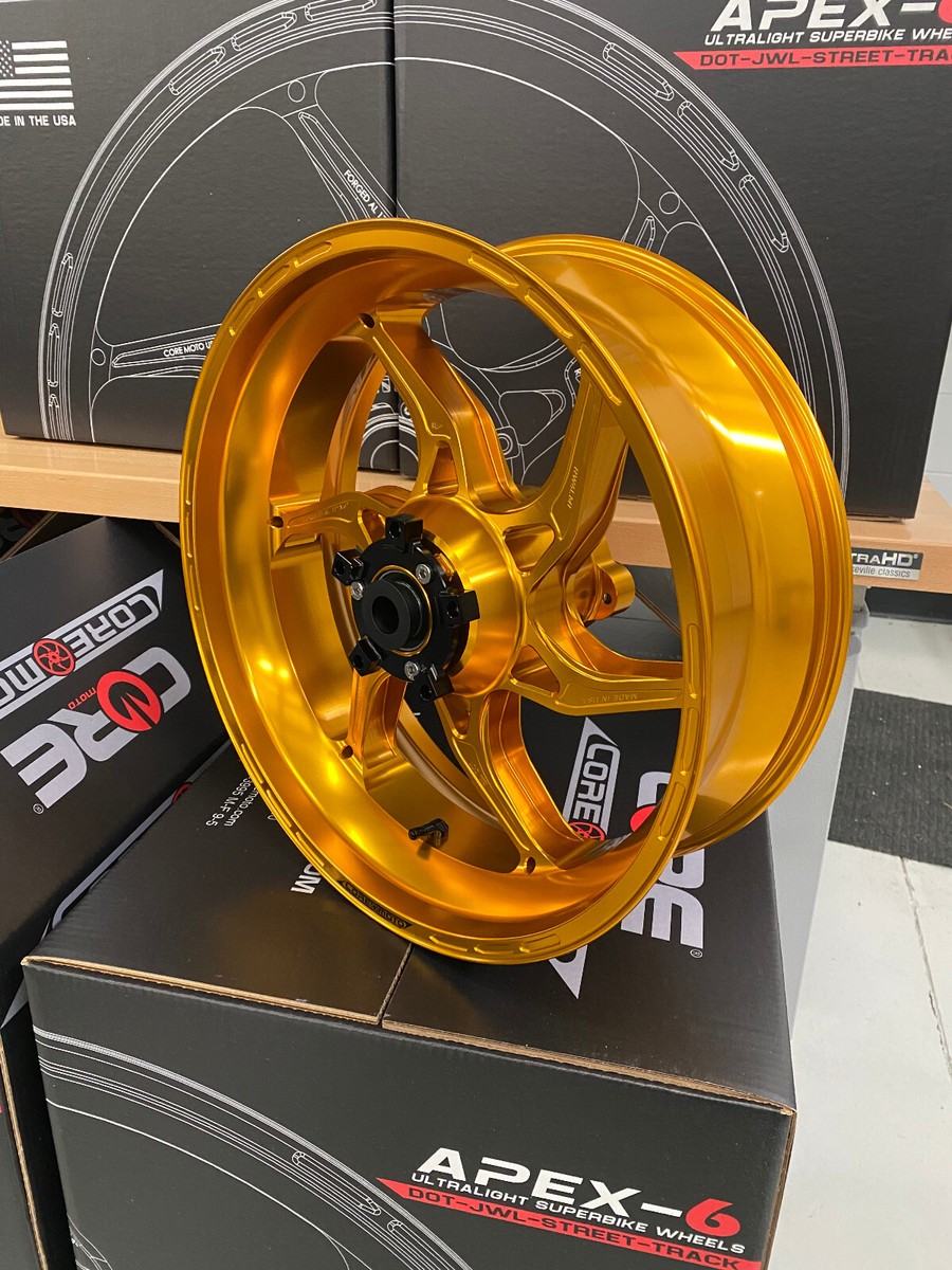Core Moto Apex 6 wheels front & rear Kawasaki ZX6R /636 2013 Core Moto Apex 6 wheels front & rear Kawasaki ZX6R /636 2013