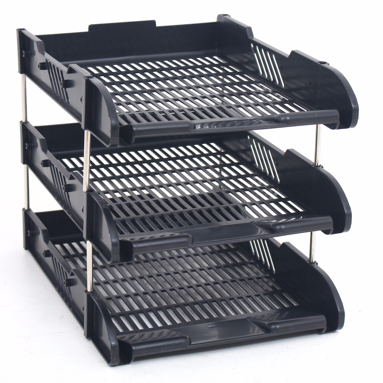 Office Filing Trays Letter Rack Desk Organiser Paper A4 Document Holder ...