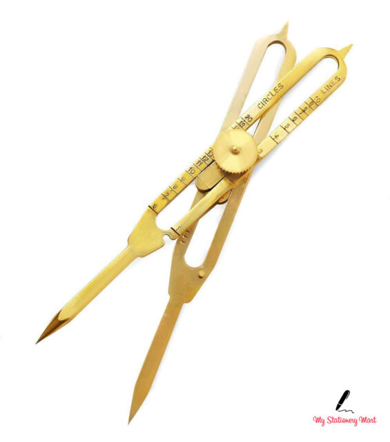 Liquidraw® Proportional Dividers Drawing Tool Scale Divider Solid Brass 6 Liquidraw® Proportional Dividers Drawing Tool Scale Divider Solid Brass 6
