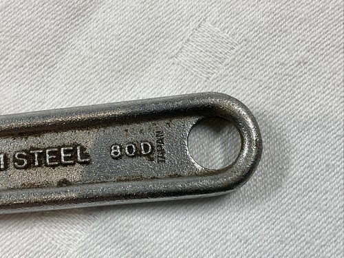 150 mm Top Speed Adjustable Spanner Wrench Tool Used Auto Engineer Japan 80D - Picture 5 of 18