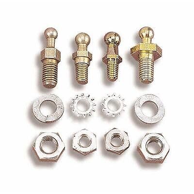 Holley 20-2 Throttle Balls & Studs Throttle Lever Stud, Assorted Sizes, Steel, C - Picture 1 of 9