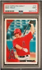 2010 Topps Pro Debut Mike Trout #181 RC PSA 9