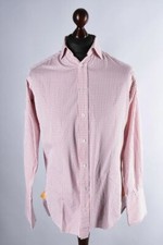 Aquascutum Checked Long Sleeve Shirt Size L
