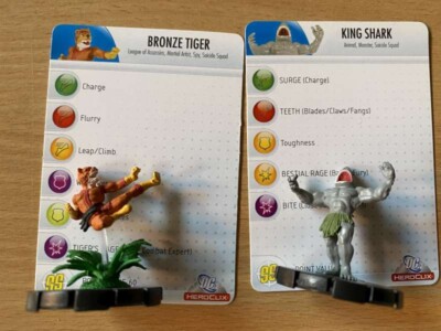 DC Heroclix Justice League Bösewicht 2 Figuren Set Deal