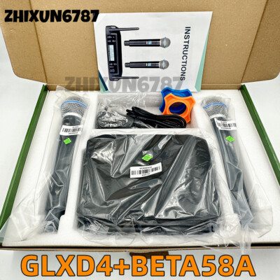 GLXD4+BETA58A  Vocal Dual Channel Wireless Microphone System UHF Handheld