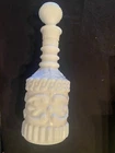 Vintage 1960's milk glass decanter