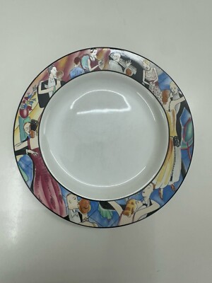 Sakura By Sue Zipkin Tango One 8'' Side Plate Vintage Salad Dessert Stonewear