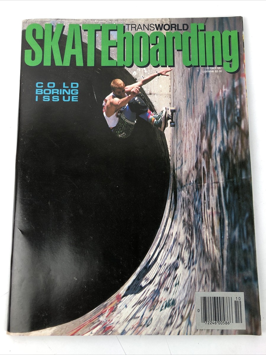 TRANSWORLD SKATEBOARDING MAGAZINE OCTOBER 1987 VOL #5 Mark