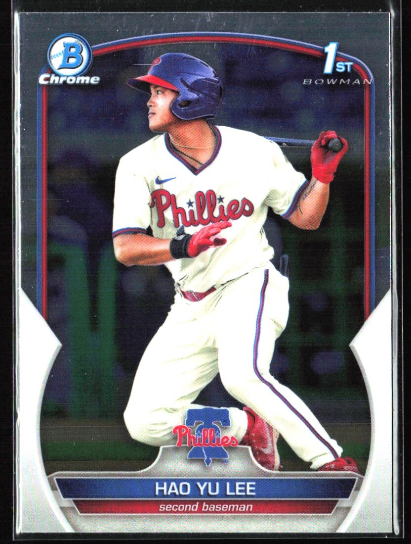 2023 Bowman Chrome Prospects Hao Yu Lee A Philadelphia Phillies #BCP-52