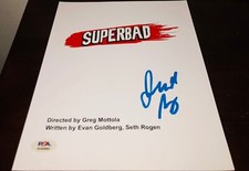 Judd Apatow Superbad Producer Signed Movie Script Cover PSA RARE A