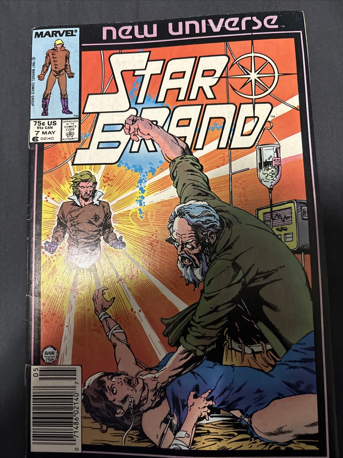 Marvel Comics New Universe Star Brand #7 May 1987