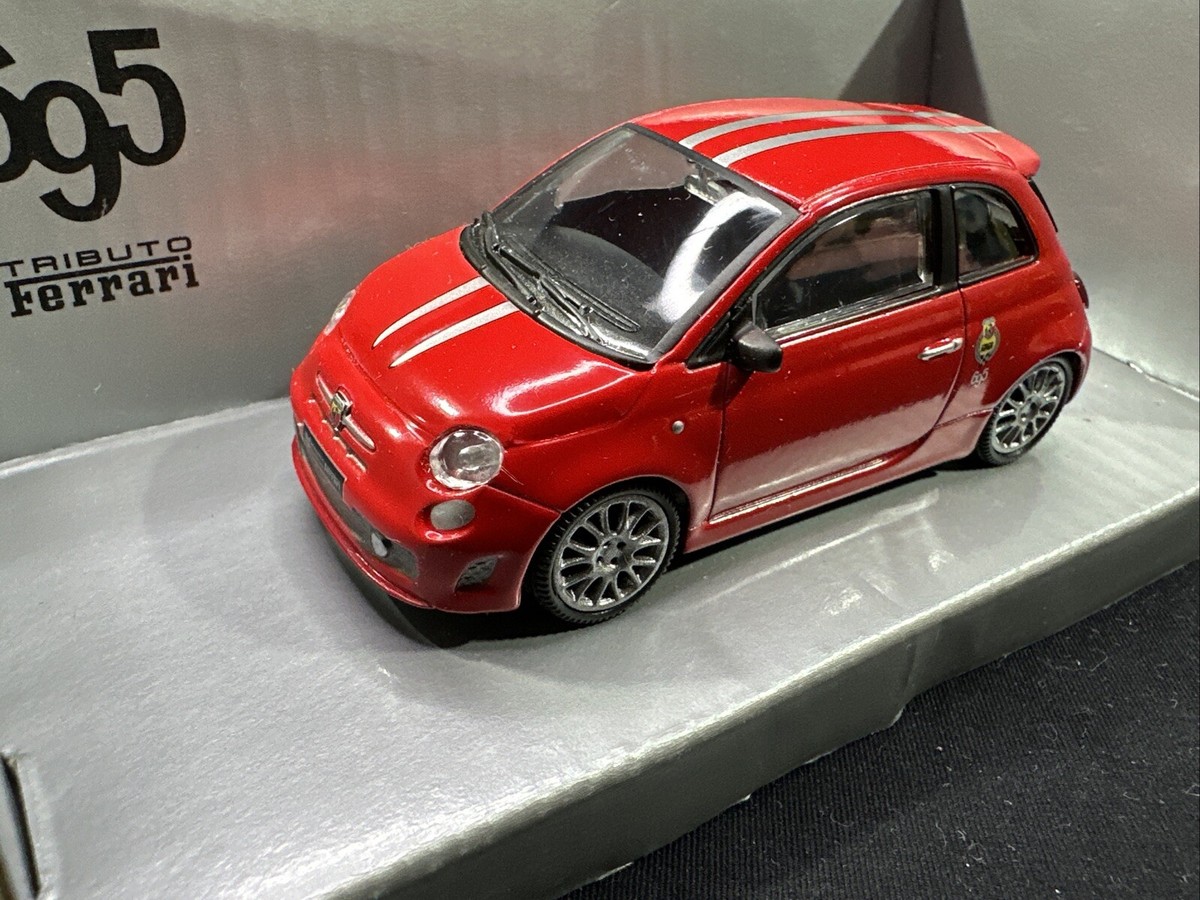 Mondo Motors 1/43 Abarth 695 Tributo Ferrari Diecast Car Red | eBay