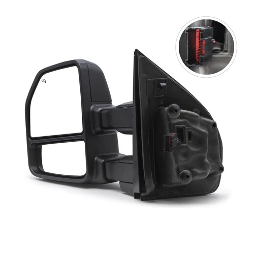 Driver Left Side Tow Mirror Power Heated For 2019-2020 Ford F250 F350 Super Duty