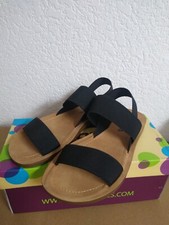 Sodashoes Casual Womens Sandals Size 6 Color Black Style Rosery