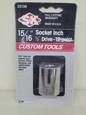 S-K  15/16" Socket 1/2" Drive 12 point  New Old Stock Diamond Logo 23130 NOS USA