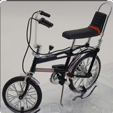 Raliegh chopper bike Model Diecast.1x Black Chopper.Christmas Gift Idea.free P+P