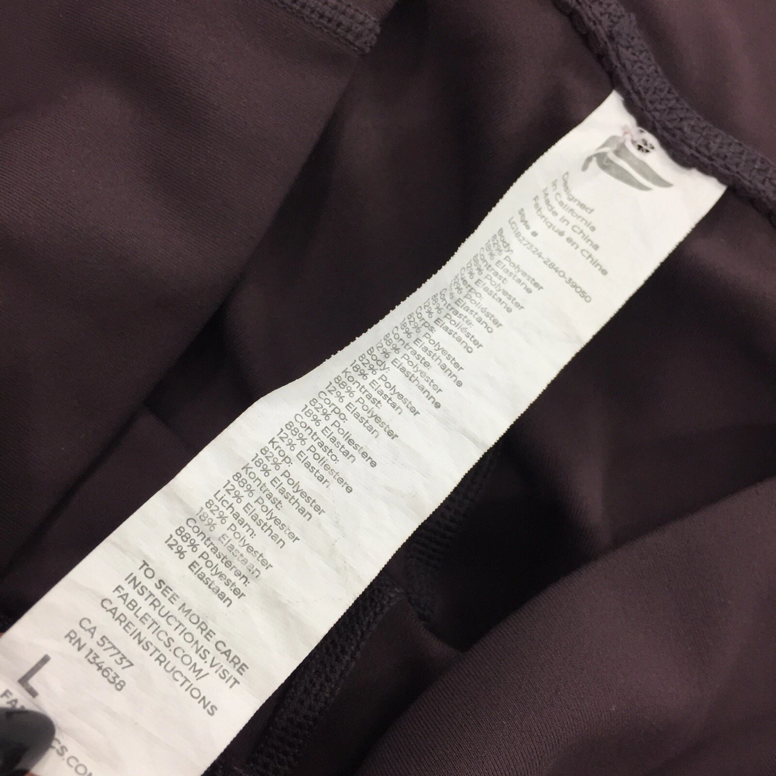 fabletics drawstring adjustable athletic burgundy leggings
