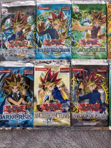 Yugioh - 10x Original Empty Opened Booster Packs Collectibles - Picture 2 of 6