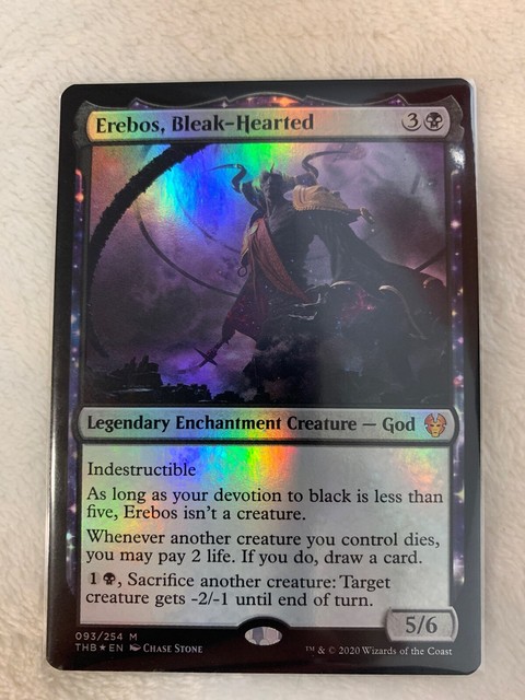 1x Foil Erebos, Bleak-Hearted - x1 MTG Theros Beyond Death - Magic