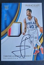 2016 - 17 Panini Immaculate - Timothe Luwawu-Cabarrot On Card RC /99