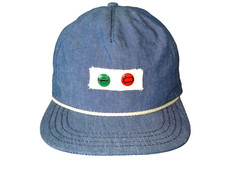 WOOLRICH x DOGFISH HEAD BREWERY Blue USA MADE SNAPBACK HAT Baseball Beer Cap