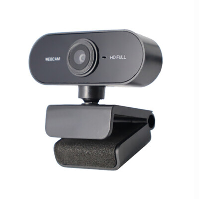 Webcam 1080P Full HD Webkamera USB mit Mikrofon für PC Laptop Desktop Plug-Play