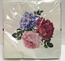 LOT OF 2 PACKS PAPER NAPKINS 20 COUNT EACH 25x25 CM 3 PLY NIP TALKING TABLES