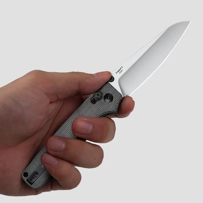 Kizer Cutlery Original 2 Folding Knife 3.13'' 14C28N Steel Blade Micarta Handle