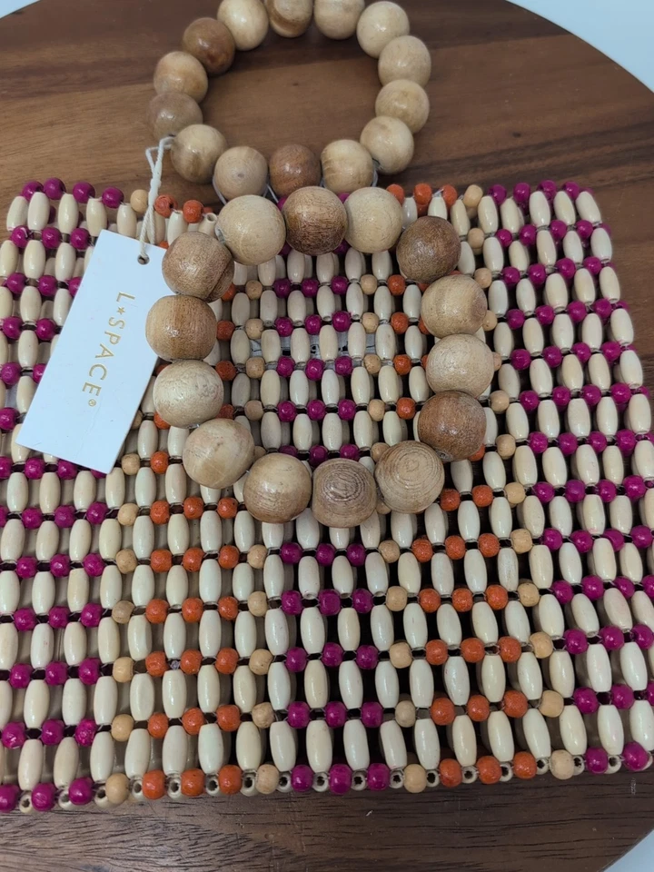 Bolso L Space Riley nuevo con etiquetas en rosa natural/caliente Foto 3 de 4