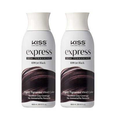 Express Color #K99 Semi- Permanent Jet Black 3.5 Ounce (Pack of 2)