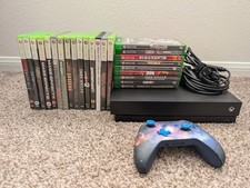 Xbox One X 1TB Console Bundle w/ Controller & 25+ Games – Tested & Working
