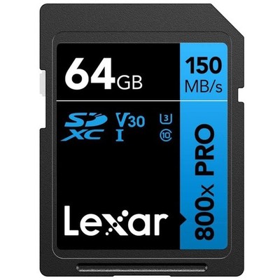 Lexar High-Performance 800x SDXC UHS-I Speicherkarte 64GB LSD0800064G-BNNNG