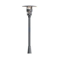 Konstsmide Gartenleuchtenkopf Freja, Matt Schwarz, Klares Glas (523-750)