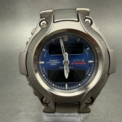 Casio G-Shock MRG-130T Watch Men 47mm Titanium Alarm Chrono Ana Digi Blue PARTS