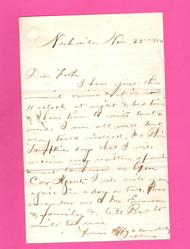 Letter of 1864  (6779