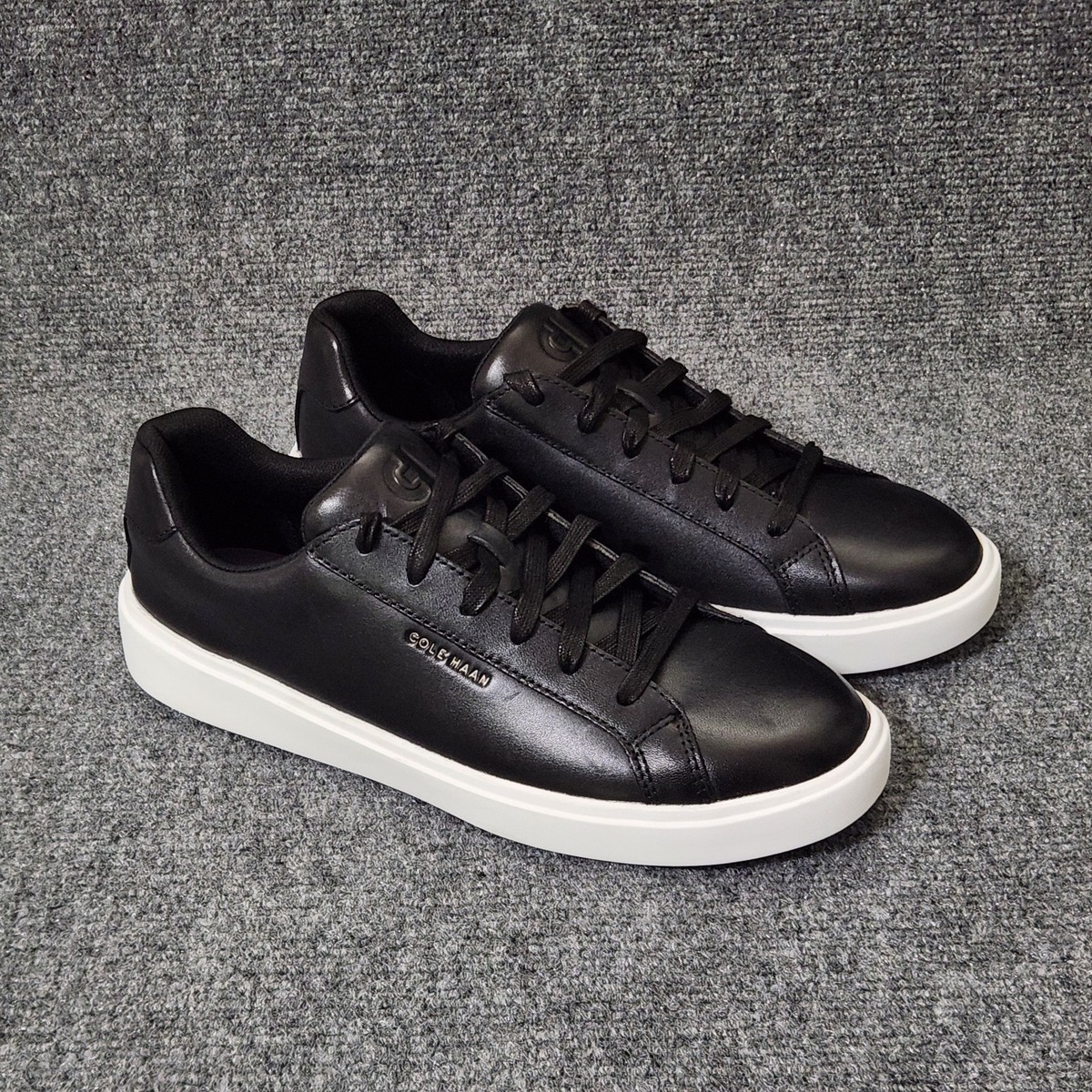 Men's Size 10-B Cole Haan GC Daily Sneaker Shoes Black White