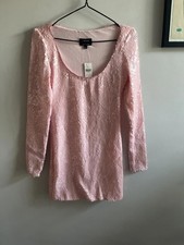 Bardot rose low cut sequin mini dress - NWT - uk 8 - RRP £129