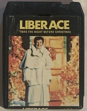 Liberace Twas The Night Before Christmas 8 Track Play Tested Working