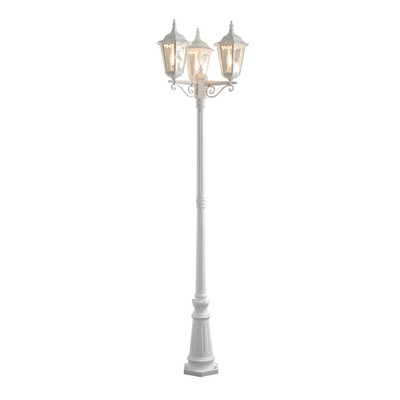 Konstsmide Mastleuchte Außenleuchte Firenze Mastlampe weiß SIEHE TEXT/FOTO